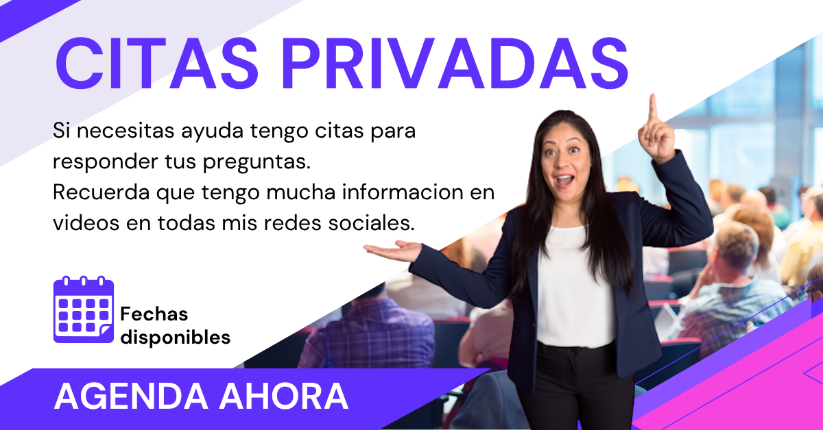 Citas privadas para negocios d elimpieza con Carolina Serrano